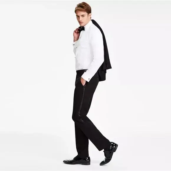 Kenneth Cole Reaction Men's Black Slim-Fit Ready Flex Formal Dress Pants  42W 32L is available for purchase on au PAY Market - Imported Goods Online  Store Co.Ltd. | au PAY Market -
